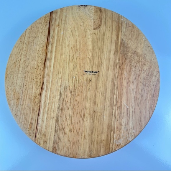 Vintage Wooden Serving Tray by Winsome Wood Chip and Dip Bowl - Picture 6 of 7